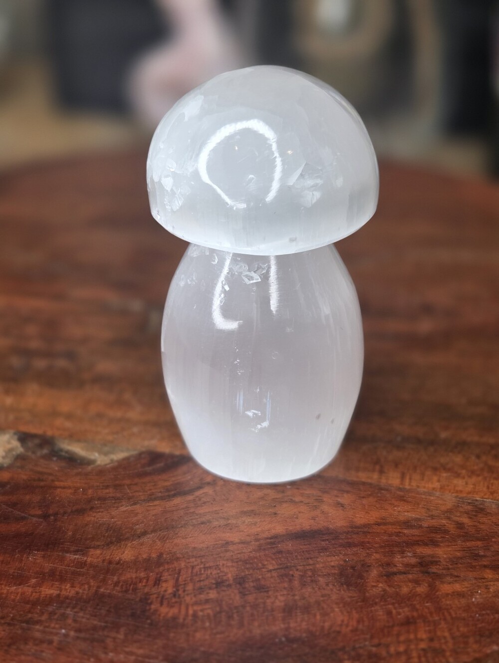 selenite Mushroom 3 Inch